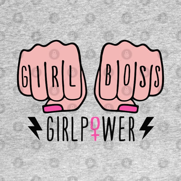 Girl Boss Girl Power Gift by BadDesignCo